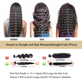 Rebasar deep wave bundles 24-inch weft for dramatic length and rich wave pattern