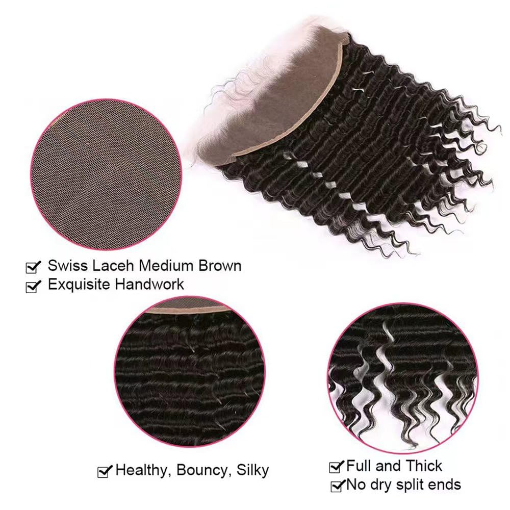 Rebasar ear-to-ear lace frontal closure enables breathable cap and easy styling