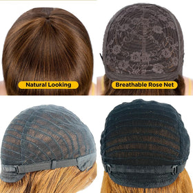 Rebasar glueless wear-and-go bob wig for easy daily styling without glue.