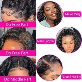 Rebasar pre-plucked lace frontal 13x4 for minimal prep and quick install