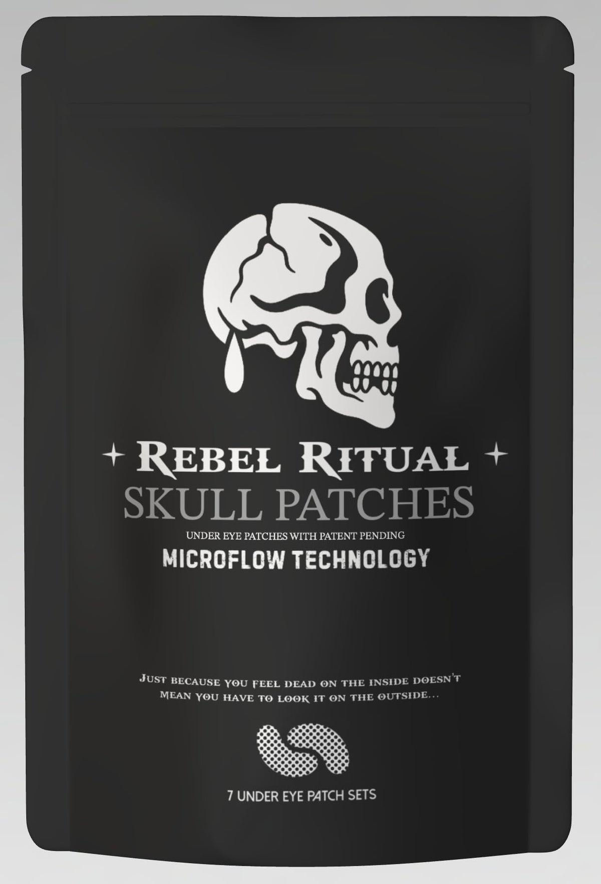 Rebel Ritual after-party recovery for refreshed eyes and alert look.