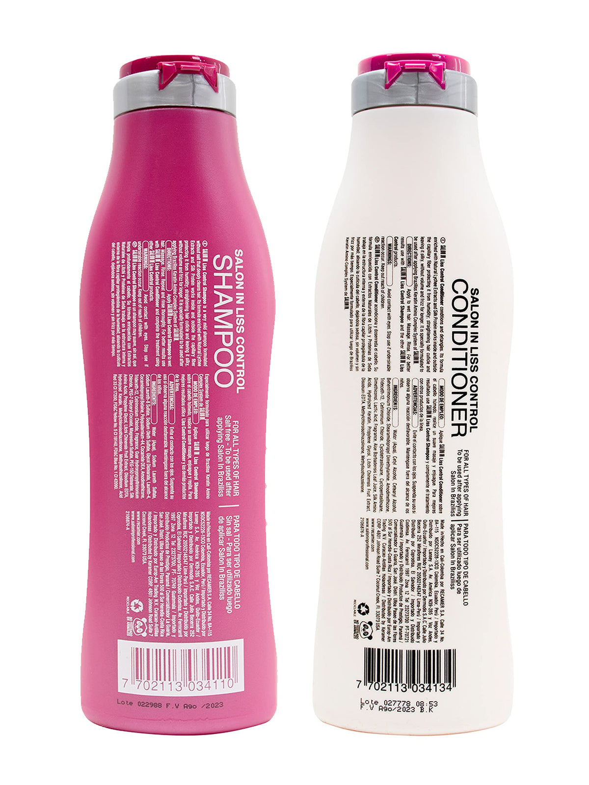 Recamier Salon In frizz-control effect on hair, sleek look.