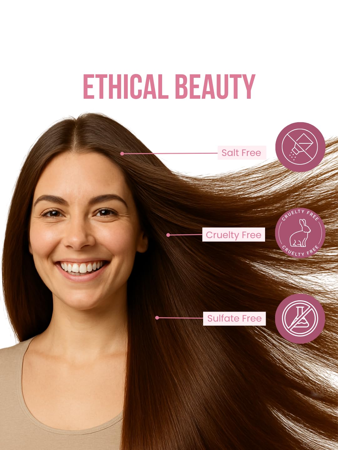 RECAMIER Salon In Liss Control Shampoo lychee extract visual communicates humidity protection