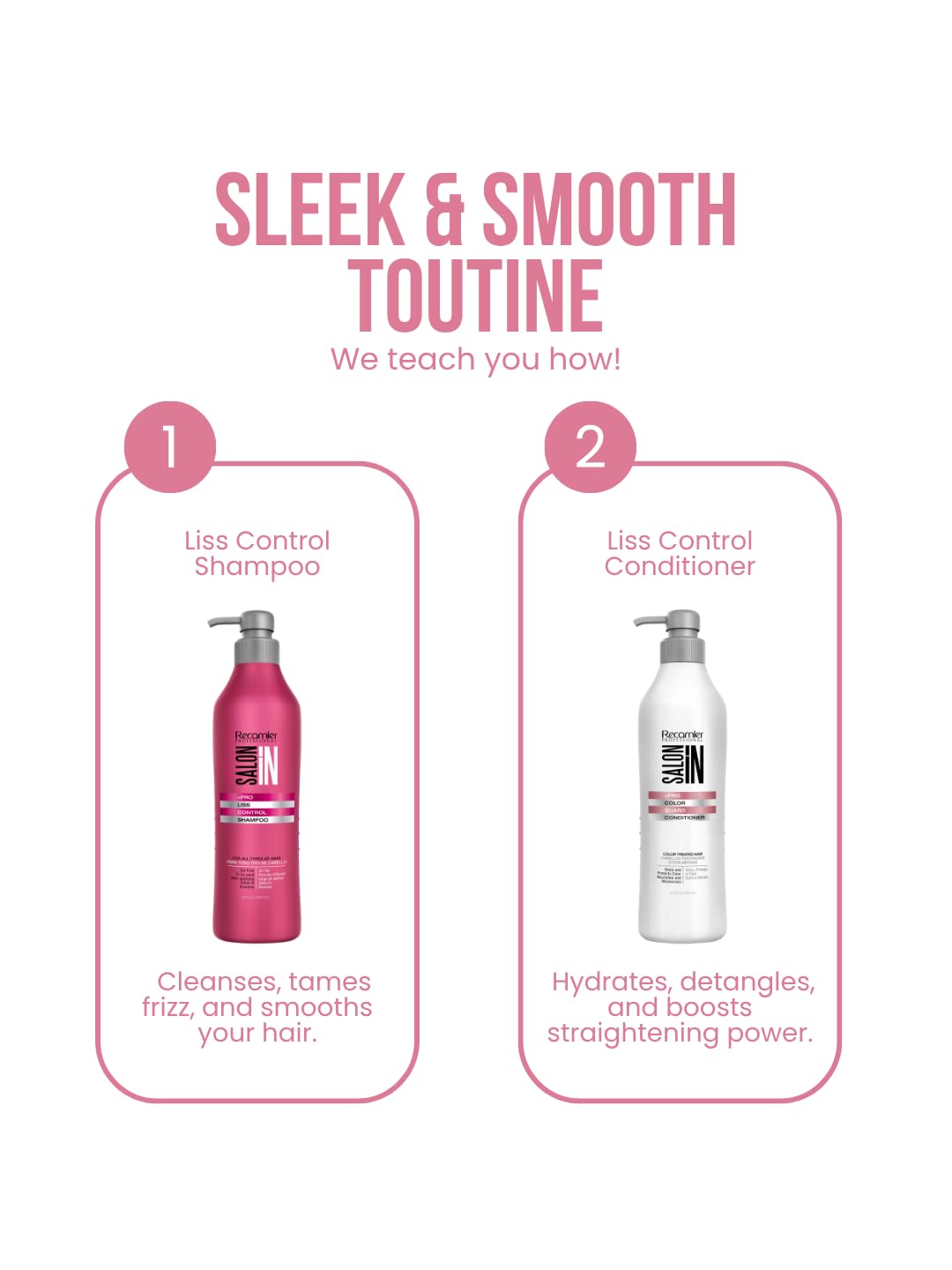 Recamier Salon In packaging box communicates premium salon-quality care.