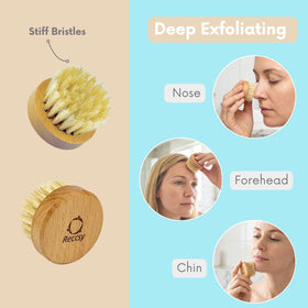 Reccsy Plush terry cloth side removes makeup gently.