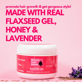 Reclaim Your Crown organic-paraben-free formula reflects clean, natural ingredients for confident styling.
