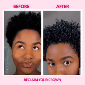 Reclaim Your Crown sleek-styles provides strong molding for buns, ponytails, and updos.