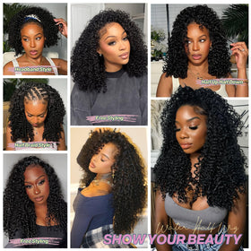 Recomtic Burmese half wig comfortable all day fit