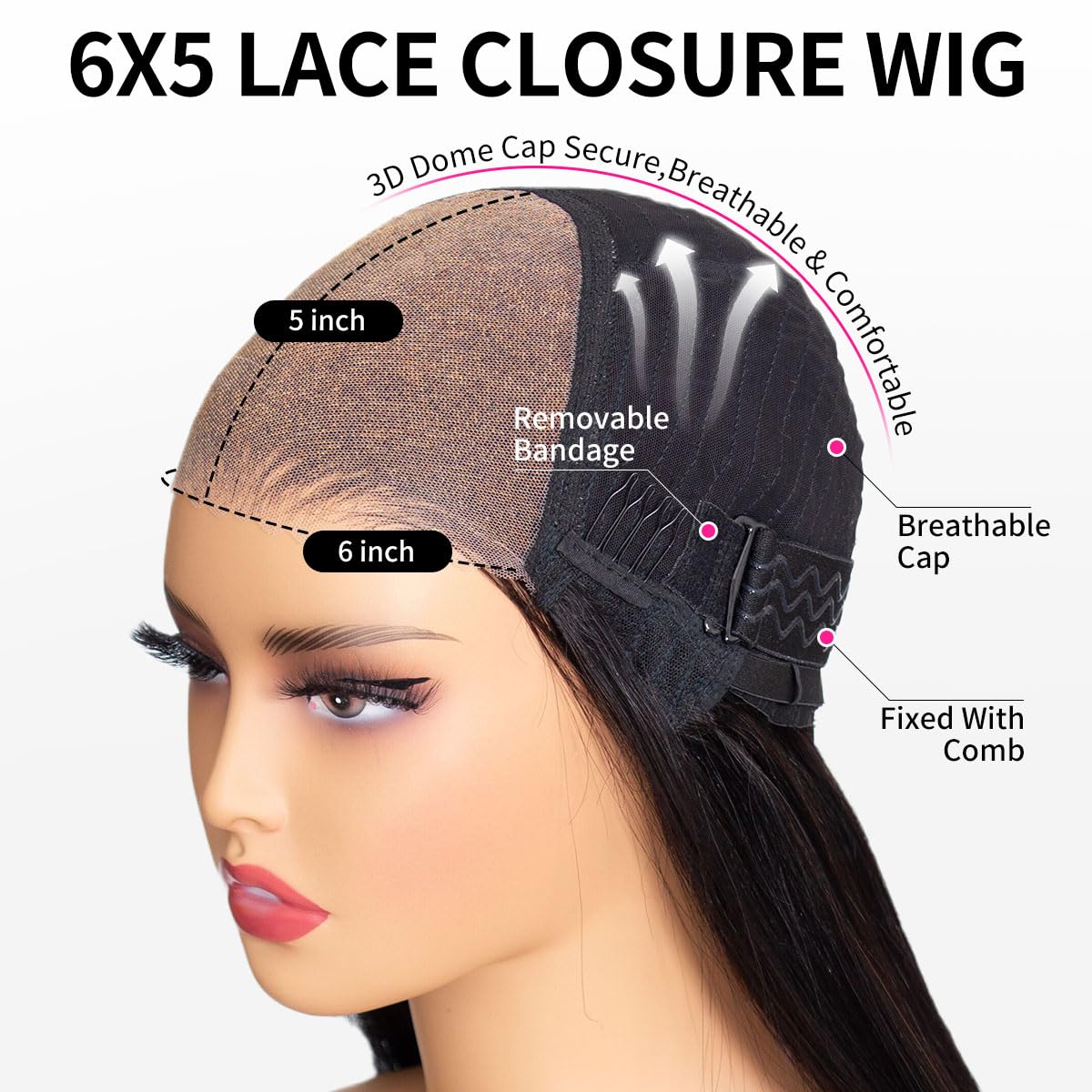 RECOOL mixed color wig in 1B 2 30 ombre for easy day-to-night looks