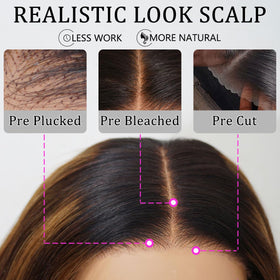 RECOOL rose lace-cap glueless design for comfortable secure wear