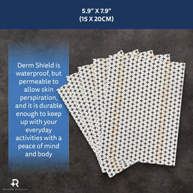 Recovery Aftercare Derm Shield latex-free tattoo bandage supports gentle healing
