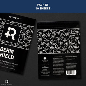Recovery Aftercare Derm Shield skin renewal support while preserving ink vibrancy