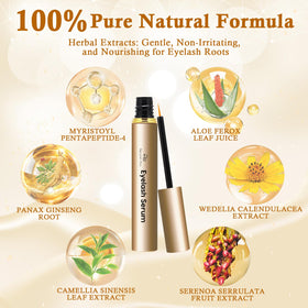 Recuren Plus brush closeup—precise lash base application for targeted growth.