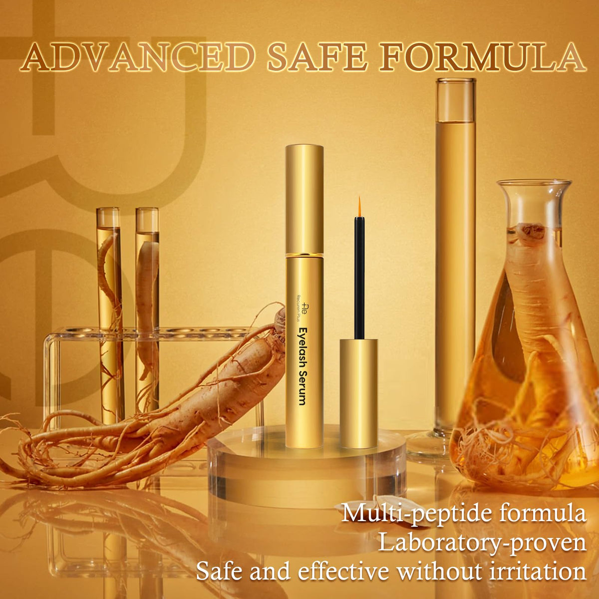 Recuren Plus daily-use scene—safe eye care in a calm morning routine.