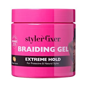 Red by Kiss Braiding Gel Extreme Hold bottle delivering strong hold