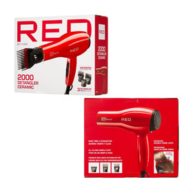 Red by Kiss Detangler Dryer Plus removable-filter helps maintain performance