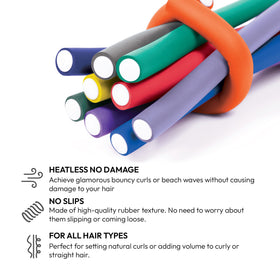 Rubber material from Red by Kiss Flexi Rods is safe and comfortable.