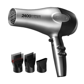 Red by Kiss hair dryer front view emphasizes sleek design and salon-ready performance