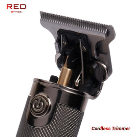 Red by Kiss Hair Trimmer with precision blade for even edge lines.
