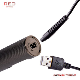 Red by Kiss Hair Trimmer travel kit ready for vacations.