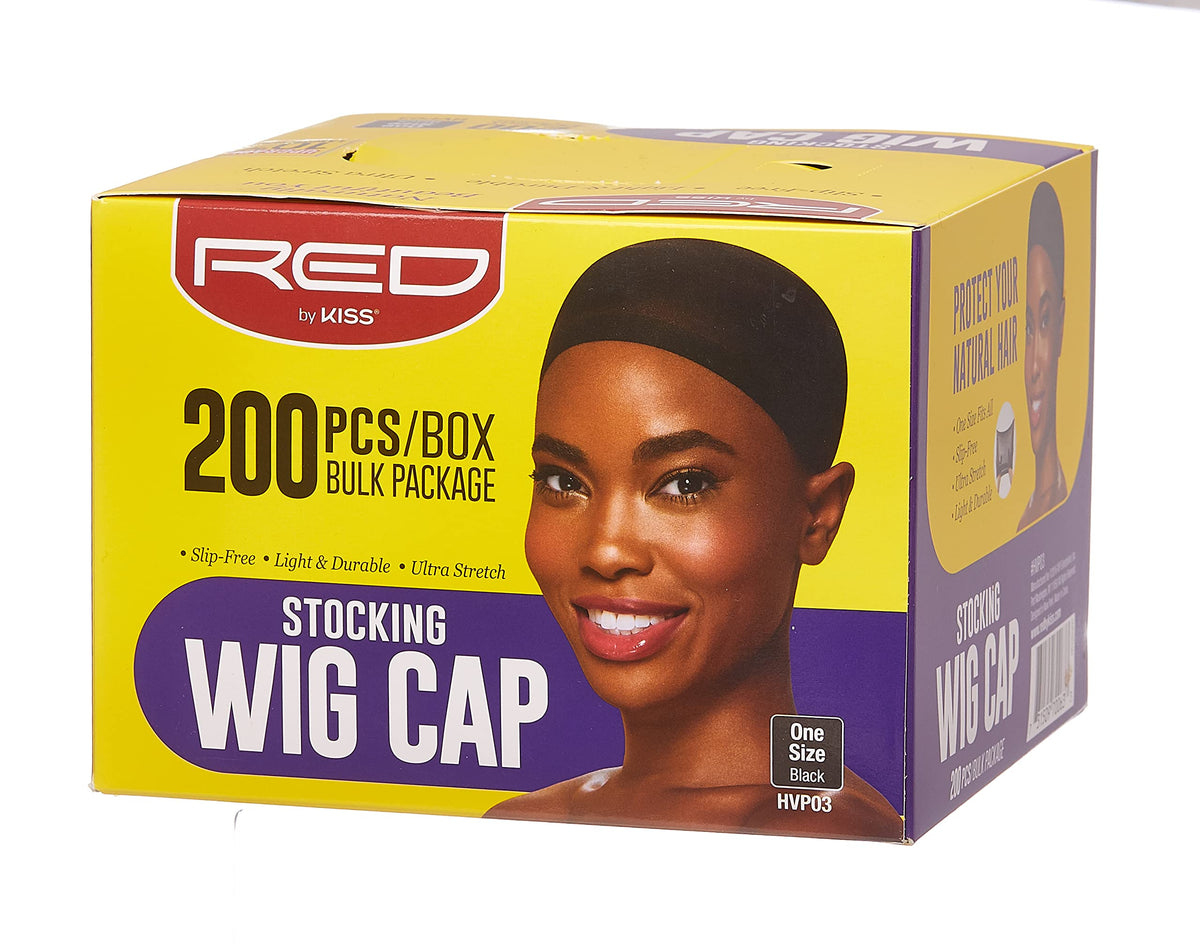 Red by Kiss wig cap keeps hair secure with a lightweight, breathable feel.