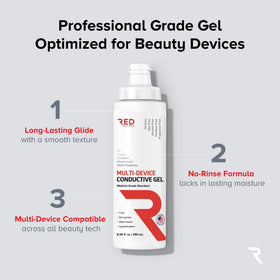 RED Medical Supplies conductive gel supports RF device compatibility for energy transfer