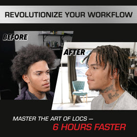 RED Pro cordless auto loc styler battery life supports extended appointments.