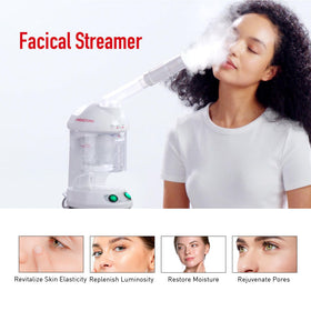 Red Pro Hair Therapy Steamer emphasizes moisture dispersion for dry or damaged hair