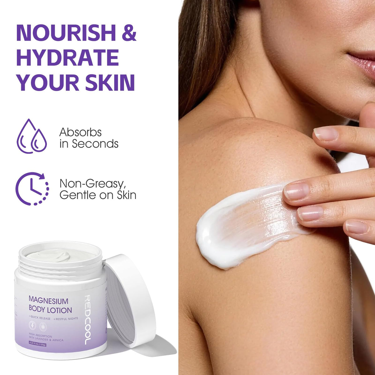 Redcool magnesium with arnica offers a comforting feel after daily activity.
