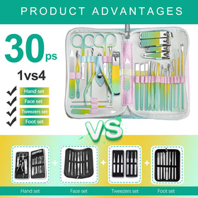 RedFlow nail care tools collection for comprehensive hand and foot grooming.