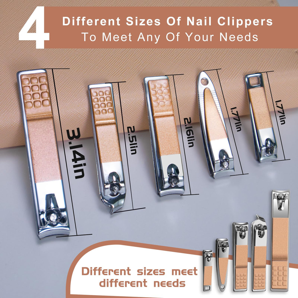 RedFlow rose gold 30-in-1 toolkit laid out for grooming
