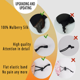 RedJoe double-sided silk bonnet offers two color options