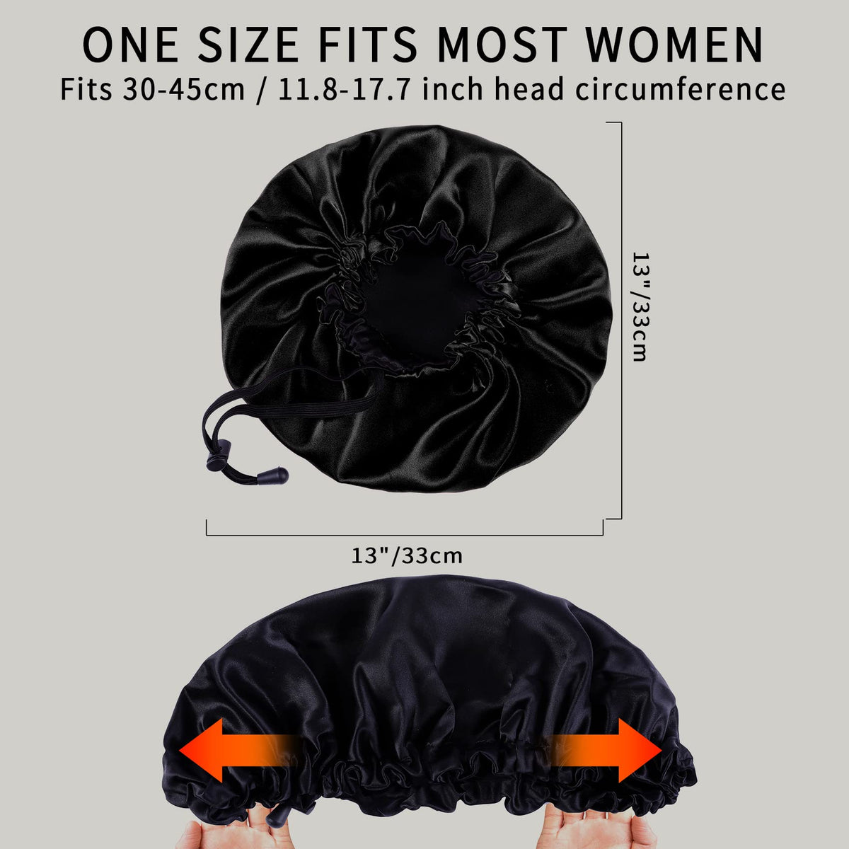 RedJoe hair scrunchie pack included with bonnet