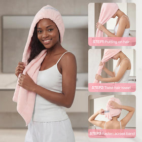 REDKISS skin-friendly microfiber fabric reduces static and friction during drying