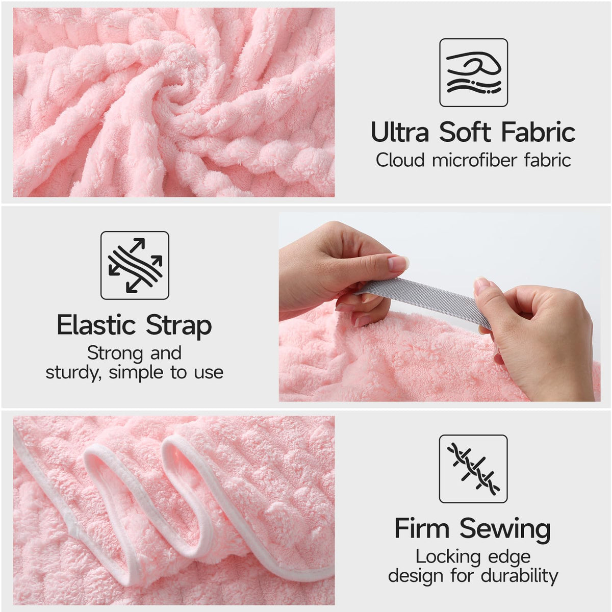 REDKISS microfiber towel ideal for home, gym, travel, and beach.
