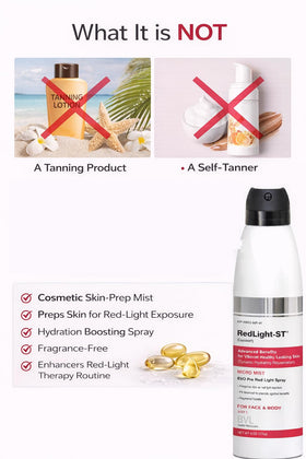 RedLight-ST compact 6 oz bottle for travel-ready routine.