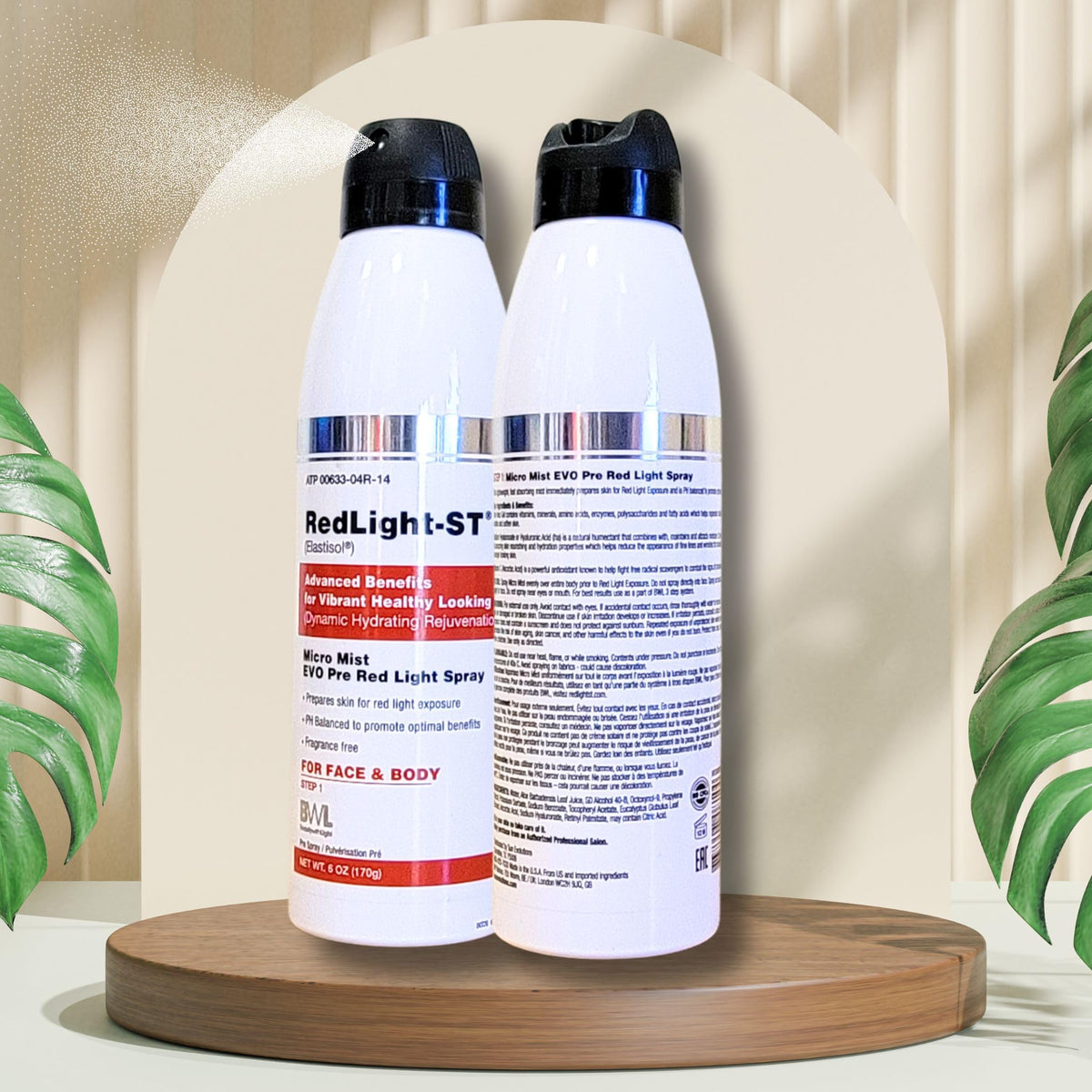 RedLight-ST aloe extract soothes and conditions the skin.