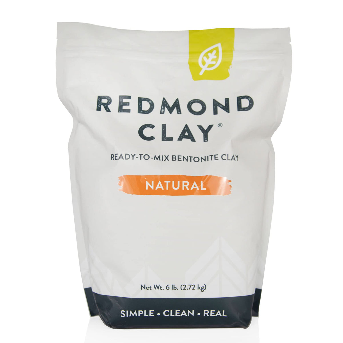Redmond Clay bentonite powder for a facial mask and pore care