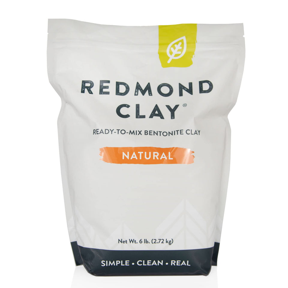 Redmond Clay bentonite powder for a facial mask and pore care