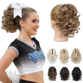 REECHO 9-inch ponytail extension adds volume for daily styling.