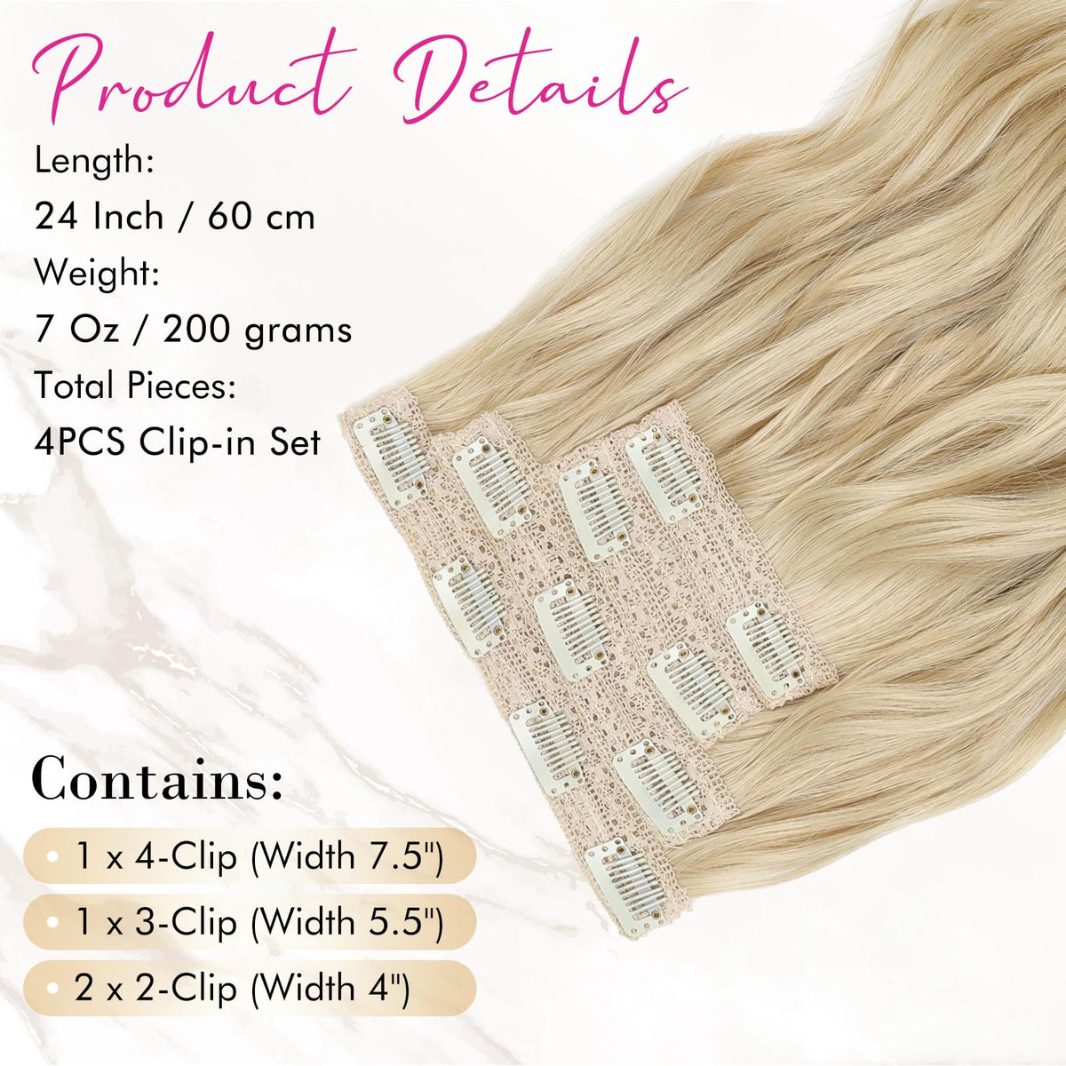 REECHO long beach waves extensions add effortless style and volume.