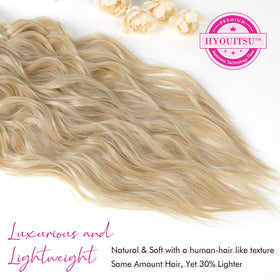 REECHO clip-in extensions thin lace weft for a seamless, invisible fit.