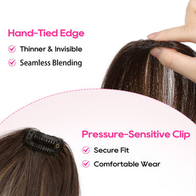 REECHO Clip-in Volumizer provides back fullness for balanced hair shape.