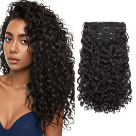 REECHO GoGo Curly clip-in extensions 14in deliver instant volume for a natural look.