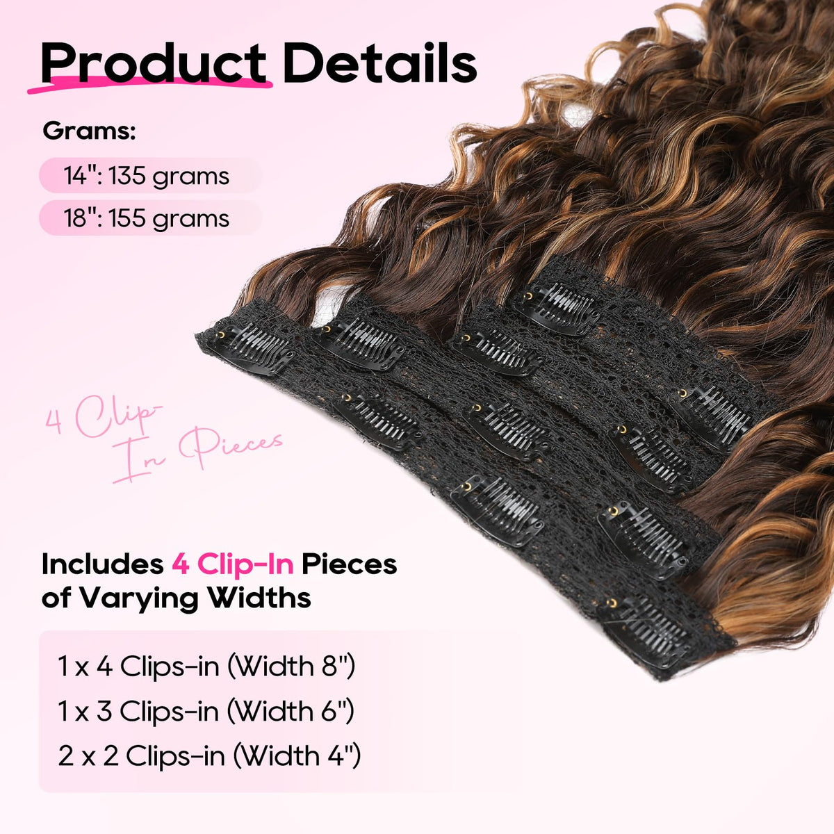 REECHO GoGo Curly extensions daily-wear-ready for versatile styling.