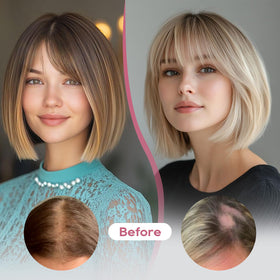 REECHO Hair topper texture with natural luster and softness