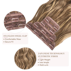 REECHO HE001 lightweight synthetic fiber delivers real-look hair with reduced weight