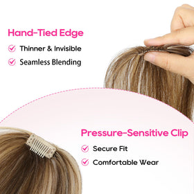 REECHO invisible-clip volume-boost system secures lightweight extensions all day.