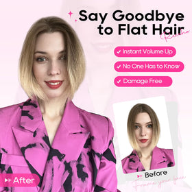 REECHO natural-blend clip-in 8inch ensures seamless integration with your own hair.