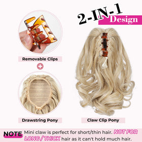 REECHO natural-look fibers provide soft texture and realistic curl.